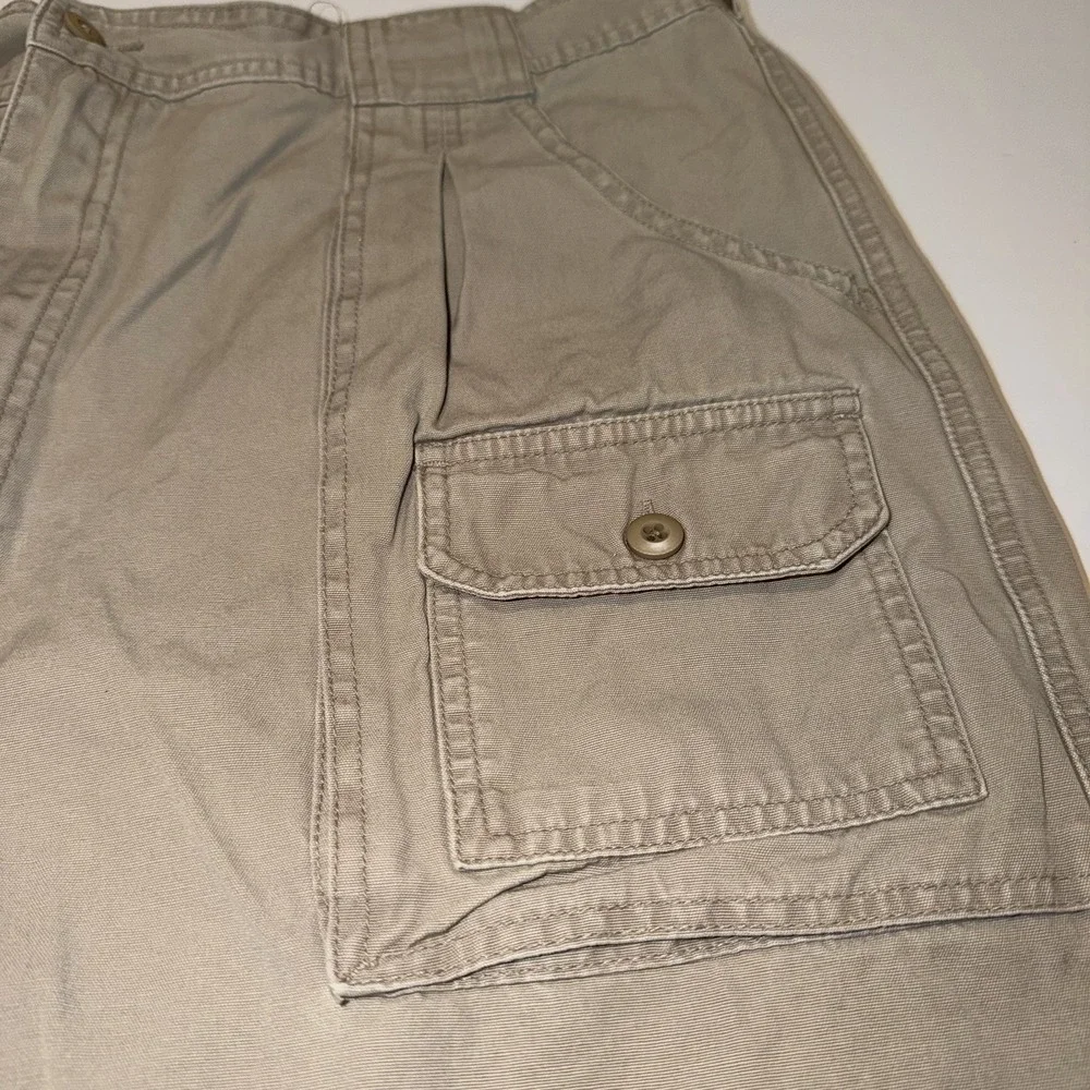 Cabelas Mens Hiking Shorts Size 40 Khaki 7‎ Pocket Outdoor Cargo Utility